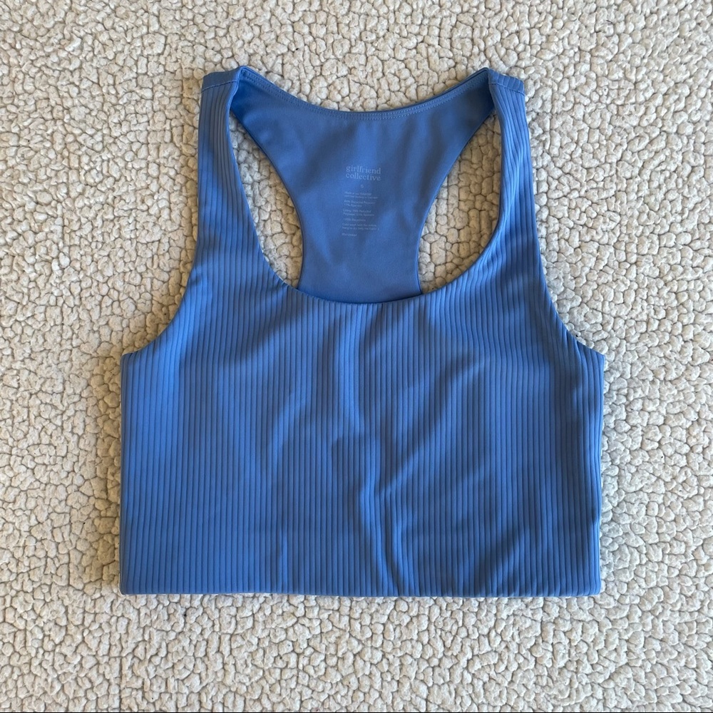 BRA girlfriend collective RIB Paloma Racerback in Daydream